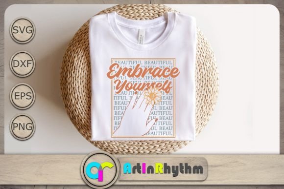 Embrace Yourself Svg: A Positive Quote Design for Real Projects