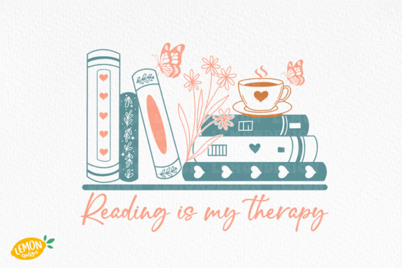 Reading Book Quote SVG Design