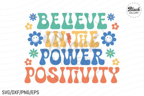 Retro Groovy Motivational Quote SVG