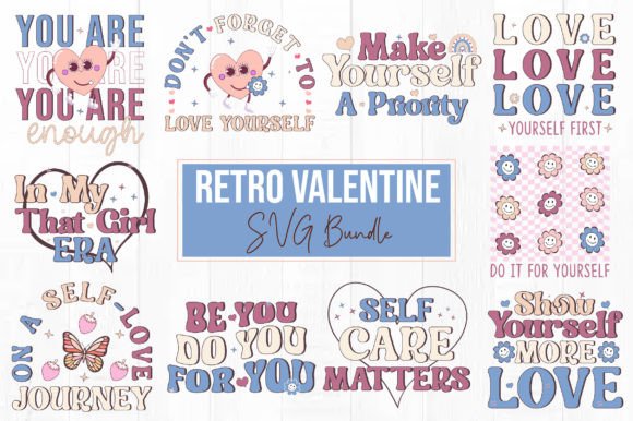 Retro Self Love Quote SVG Bundle: A Designer’s Perspective
